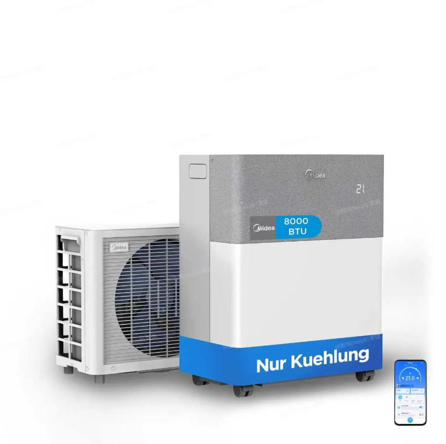 Midea PortaSplit Cool Air Conditioner – Portable, 8000BTU, App & Remote Control, Quiet Operation down to 38dB, For Rooms 30m² - Portable Air Conditioners - AeroCoola