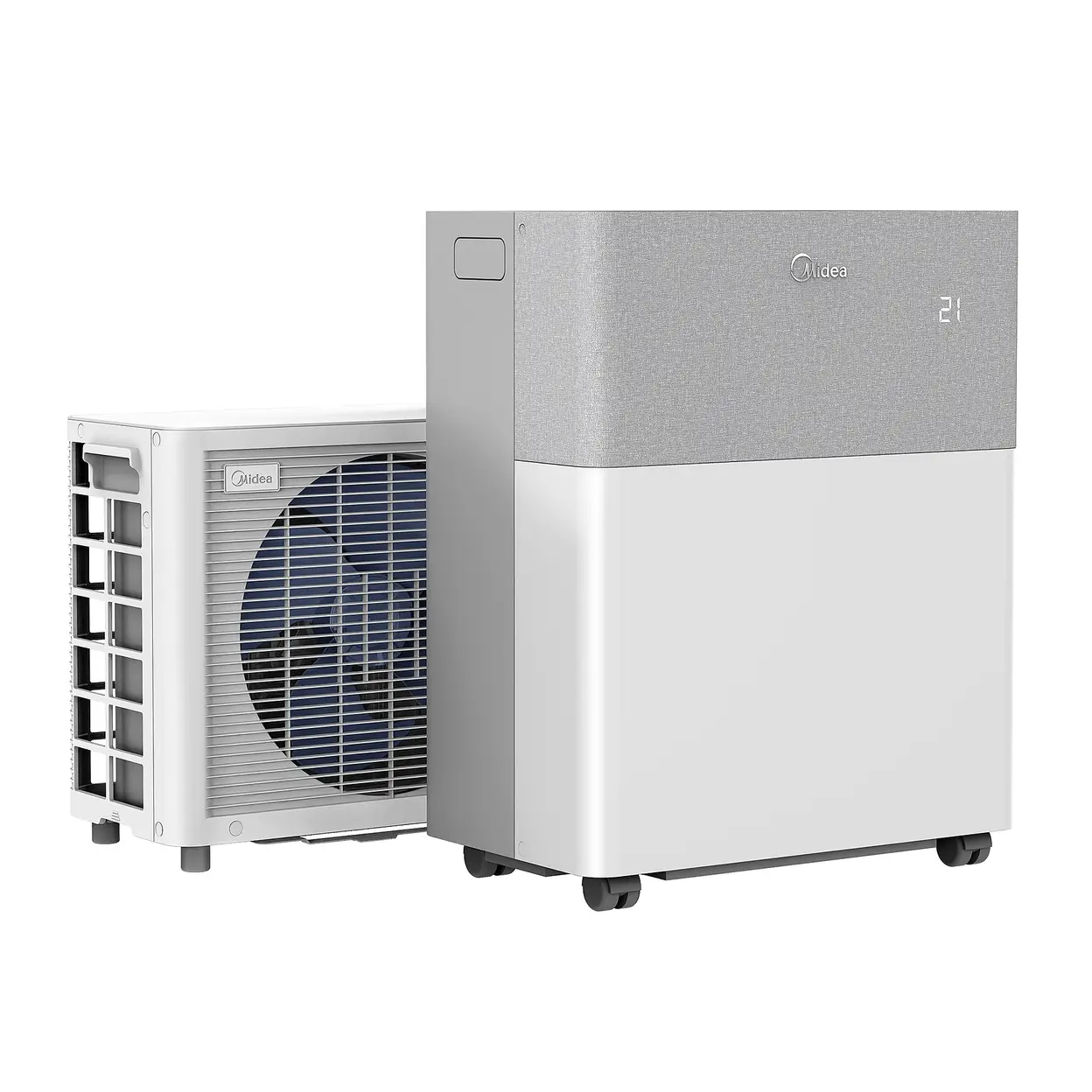 Midea PortaSplit Cool Air Conditioner – Portable, 8000BTU, App & Remote Control, Quiet Operation down to 38dB, For Rooms 30m² - Portable Air Conditioners - AeroCoola