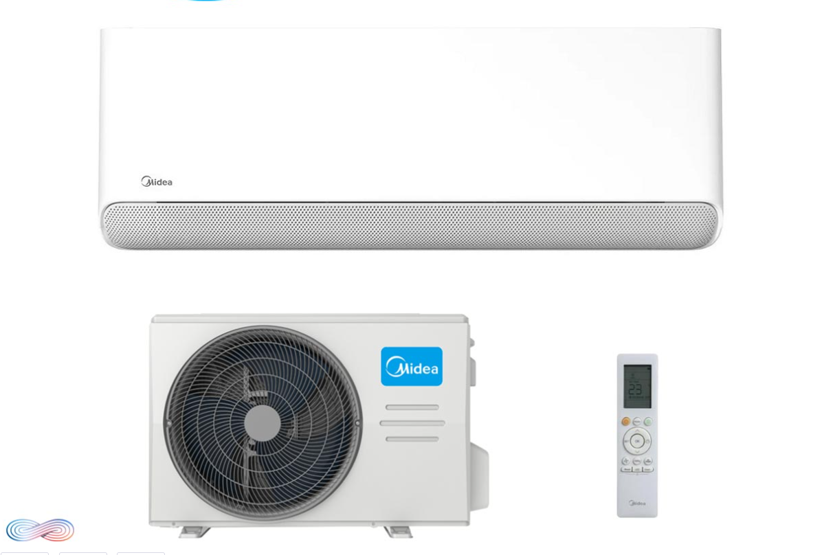 Midea BreezelessE 3,59kW - Wall-Mounted Air Conditioners - AeroCoola