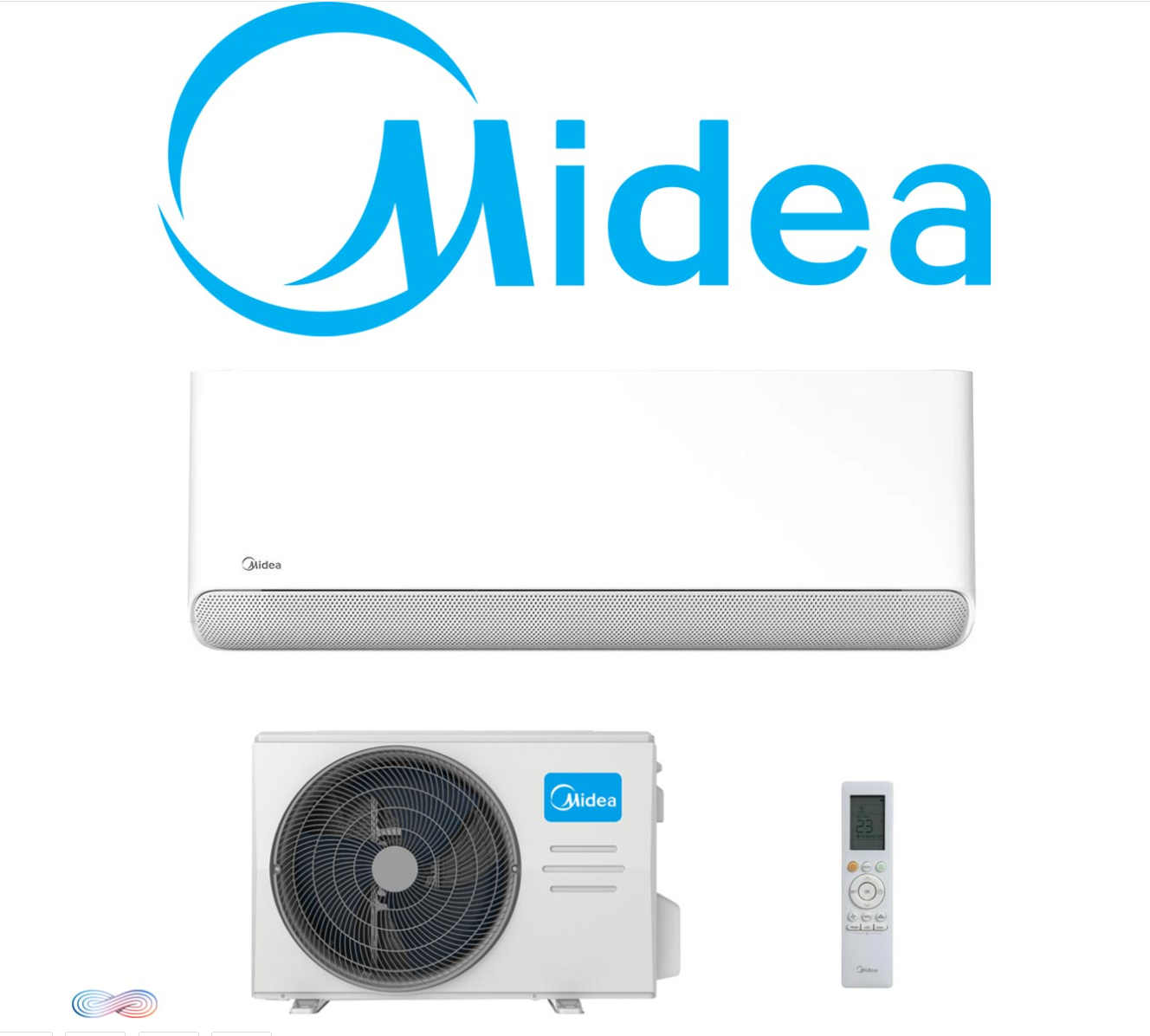 Midea BreezelessE 3,59kW - Wall-Mounted Air Conditioners - AeroCoola